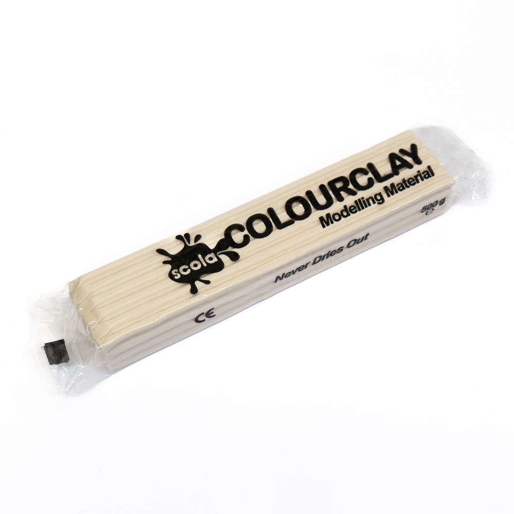 Colour Clay Modelling Clay (Plasticine) - White